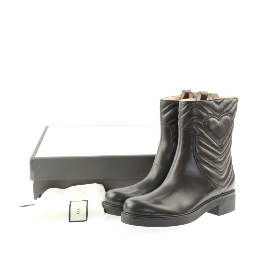 Gucci Marmont Leather boots - Picture 4 of 14